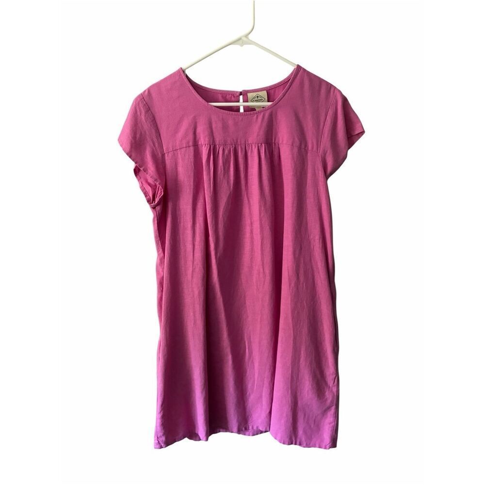 St. John’s Bay Pink Short‑Sleeve Dress – Size Large – NWOT